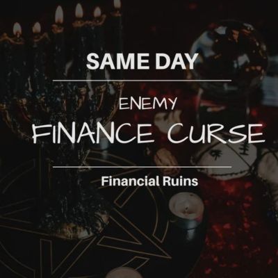 Financial Ruins Enemy Curse