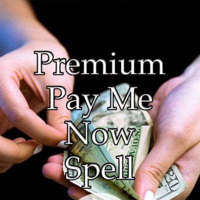 pay me now spell